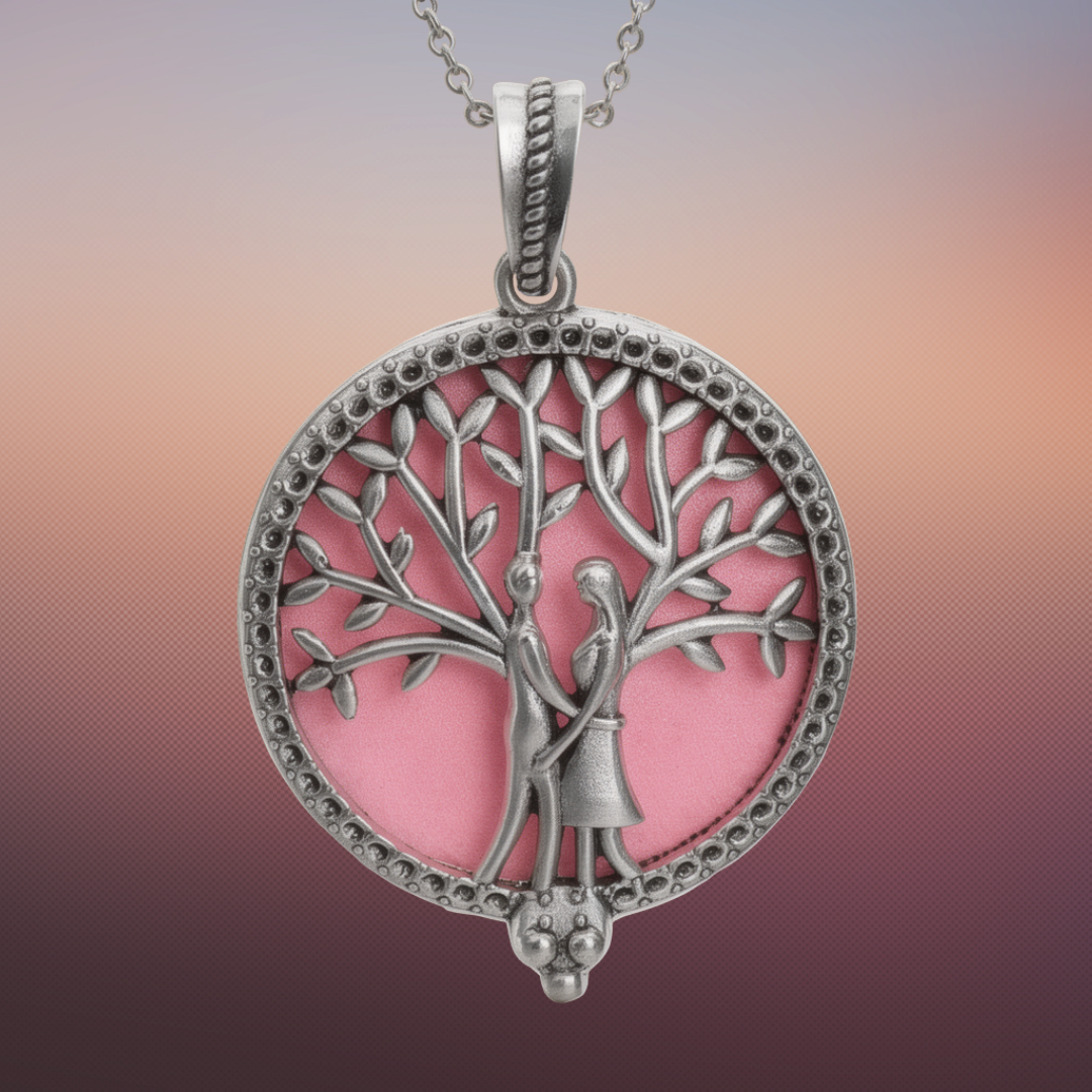 Couple’s Tree of Love Aroma Pendant