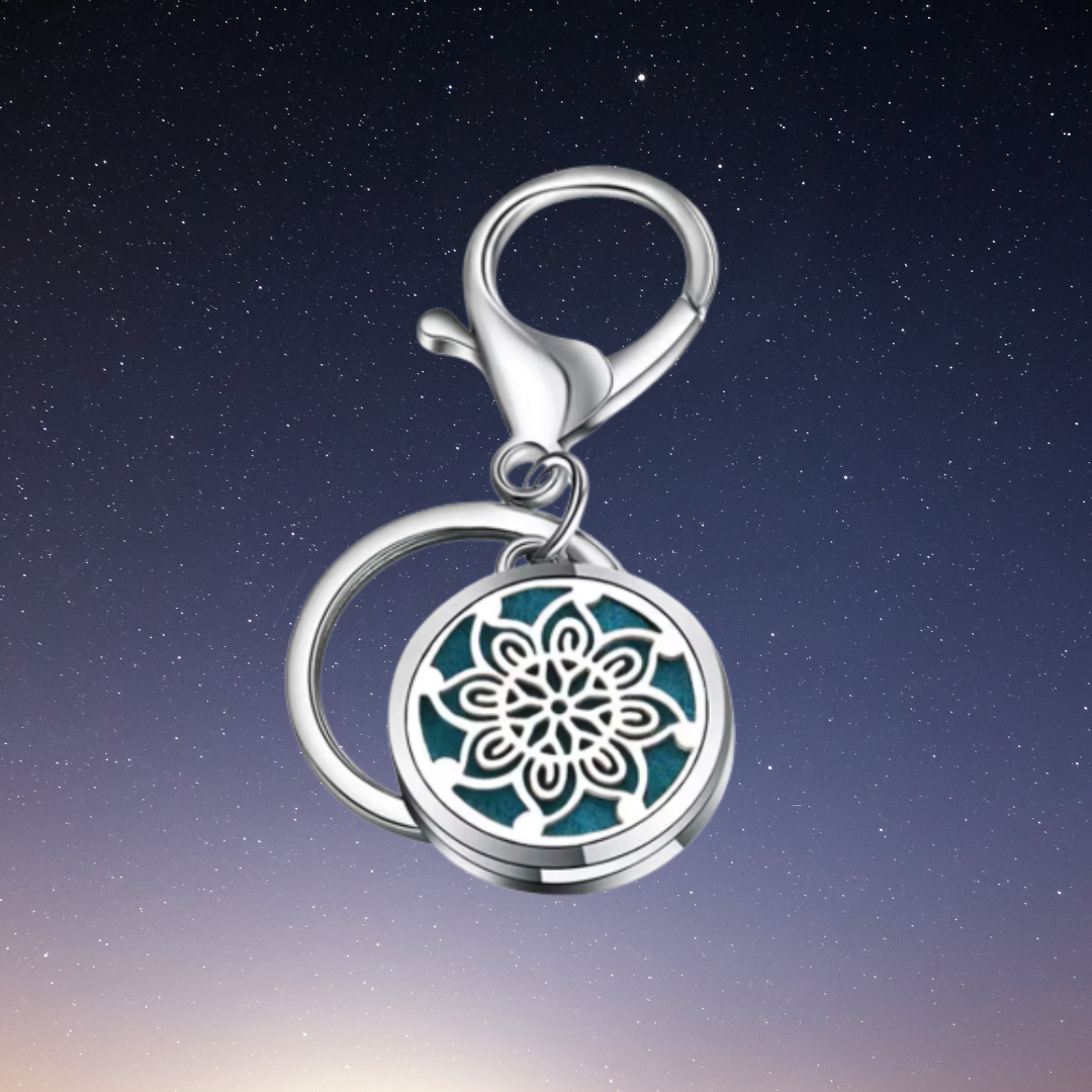 Lotus Calm Aroma Keychain