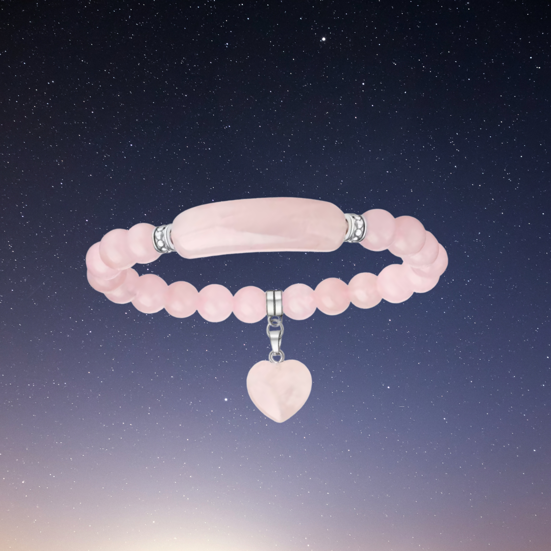 Bracelet pierre cœur