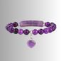 Bracelet pierre cœur