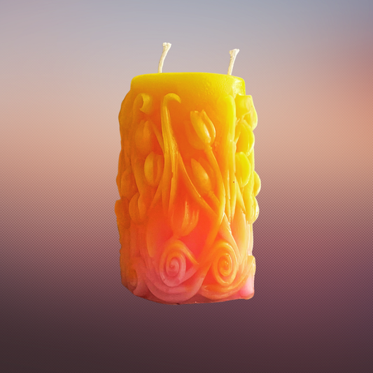 Golden Bloom Feminine Energy Candle