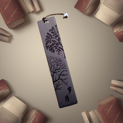 Tree of Balance Aromatherapy Bookmark (Black / Brown)